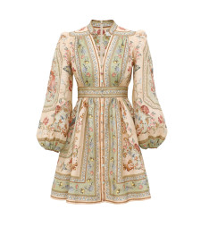 [Zimmermann] Long sleeve dress FW26 0932DSS264SATF