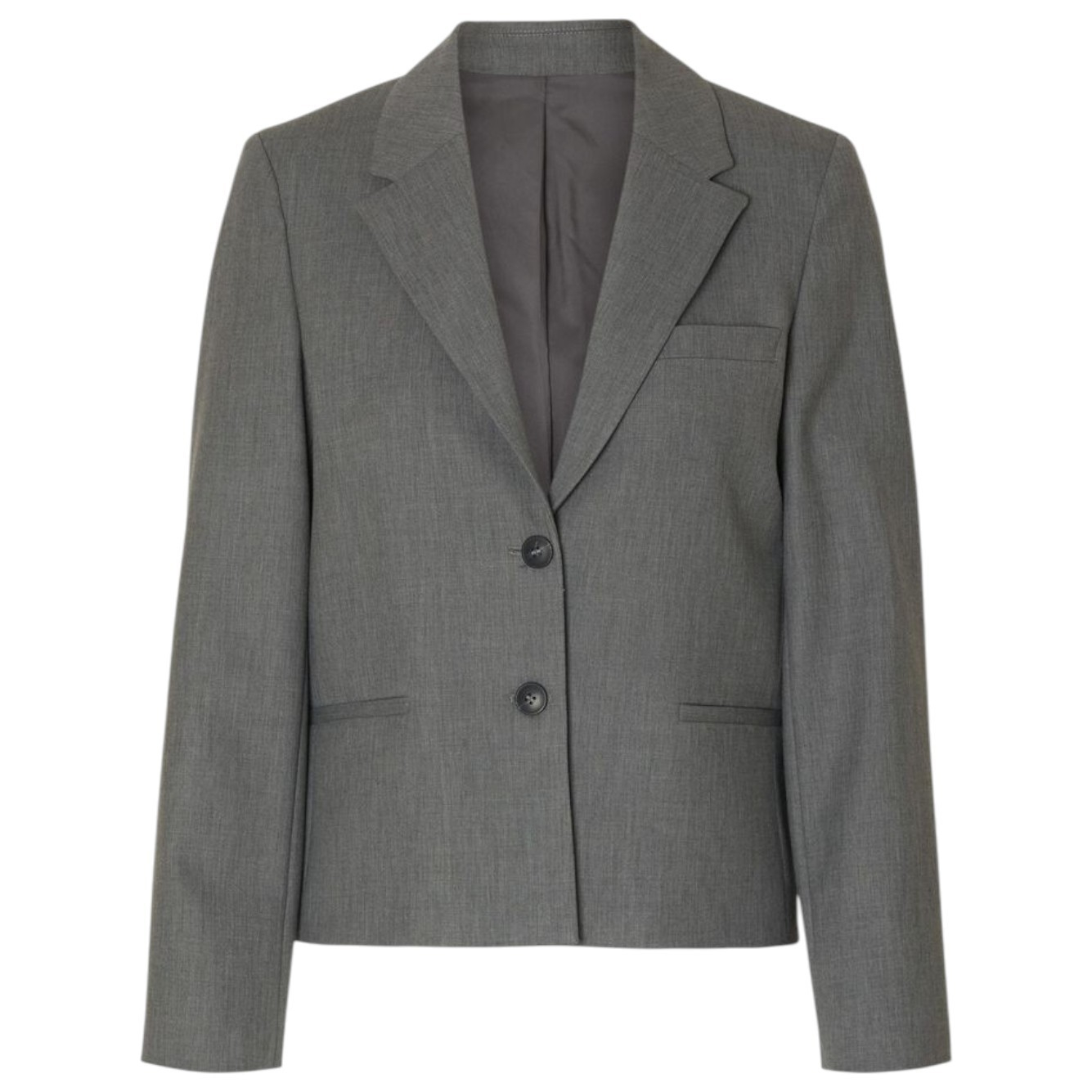 [Selected] Blazer FW25 16098162-MEDIUMGREYMELANGE