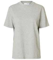 [Selected] T-shirts Short Sleeve CO 16092428-LIGHTGREYMELANGE
