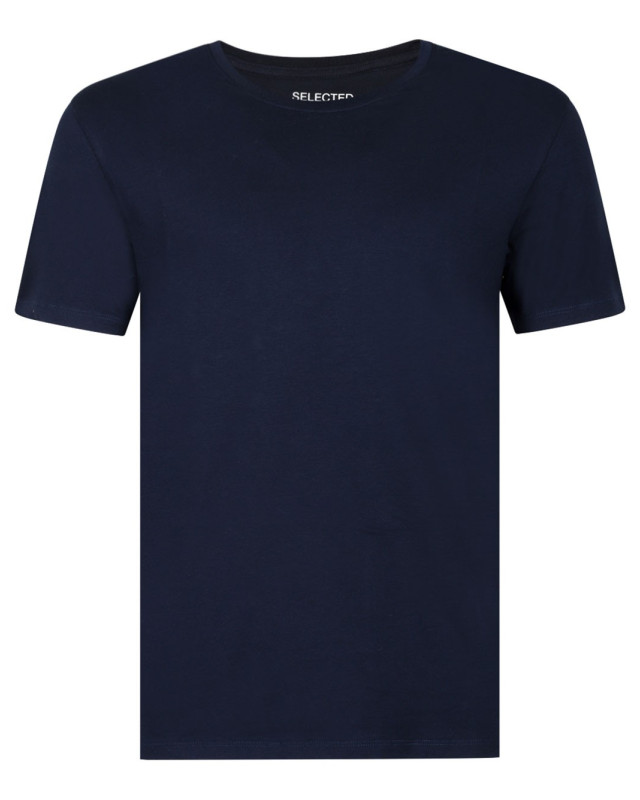 [Selected] T-shirts Short Sleeve CO 16073457-NAVYBLAZER