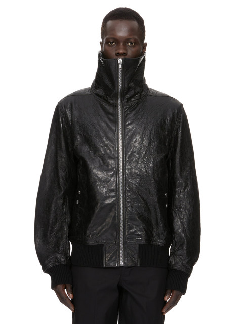 [Rick Owens] Leather Jacket FW26 RU02F4751WMT09