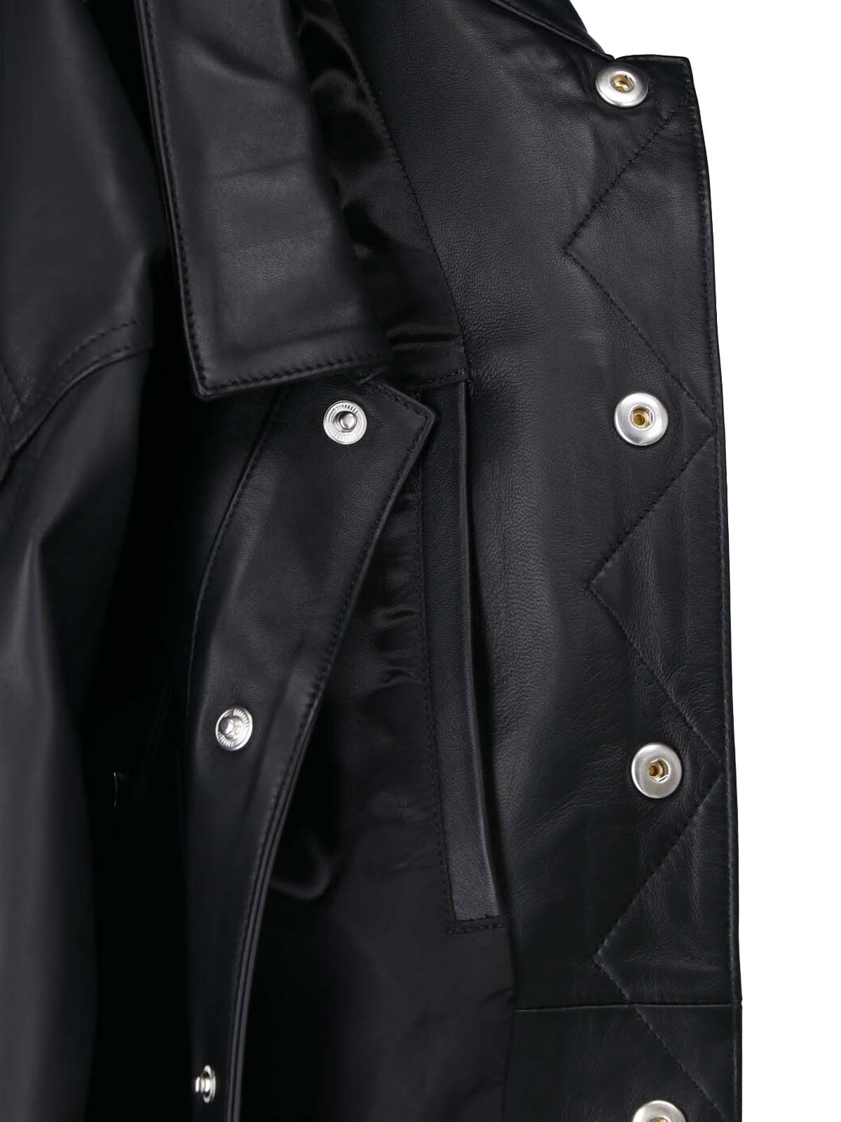 [Dsquared2] Leather Jacket FW26 S74AM1571 SY1491900