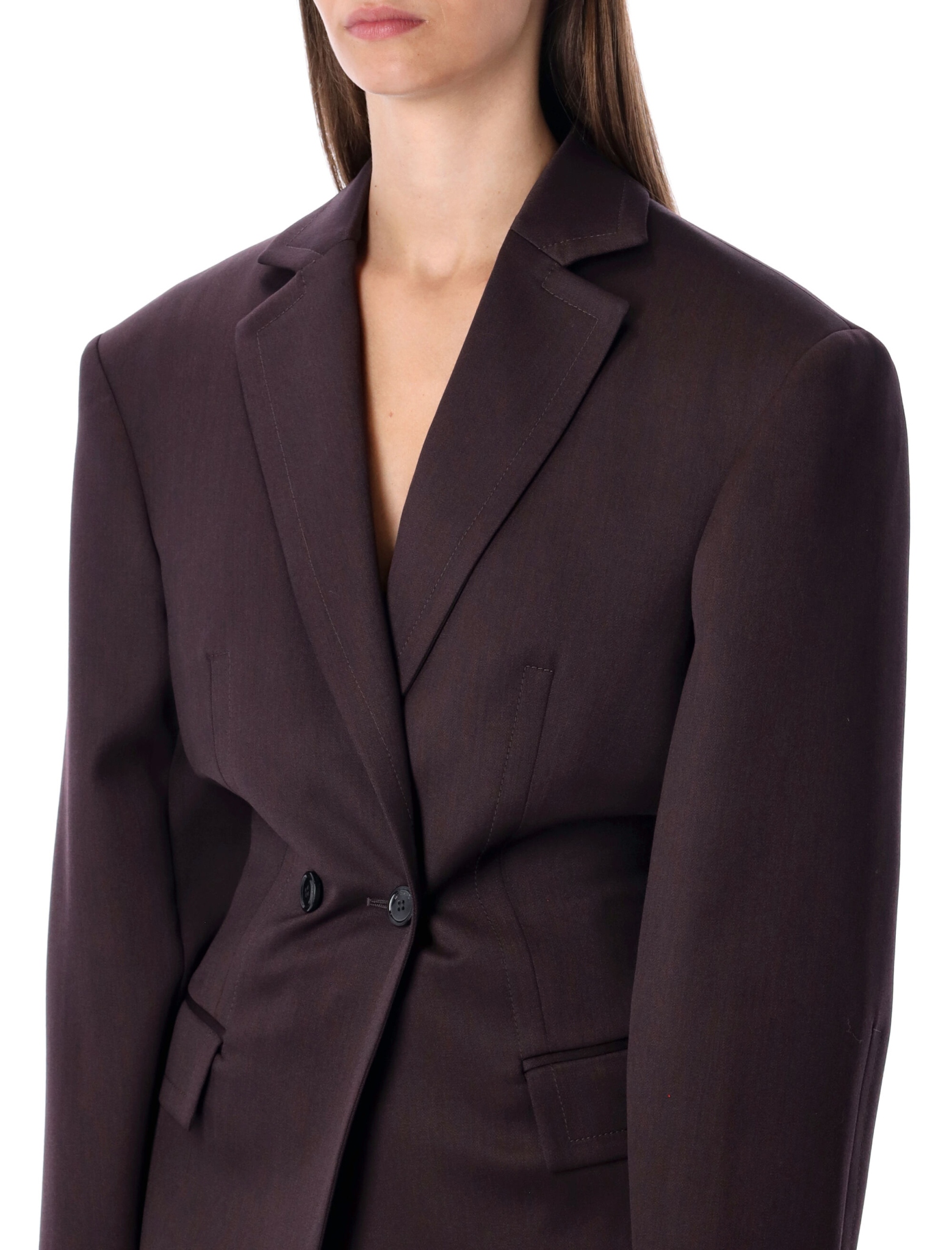 [MAGDA BUTRYM] Blazer FW25 104925BURGUNDY