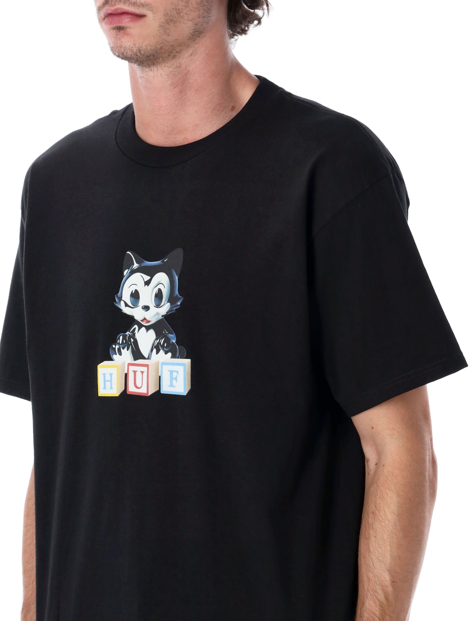 [Huf] T-shirts Short Sleeve FW25 TS02528BLACK