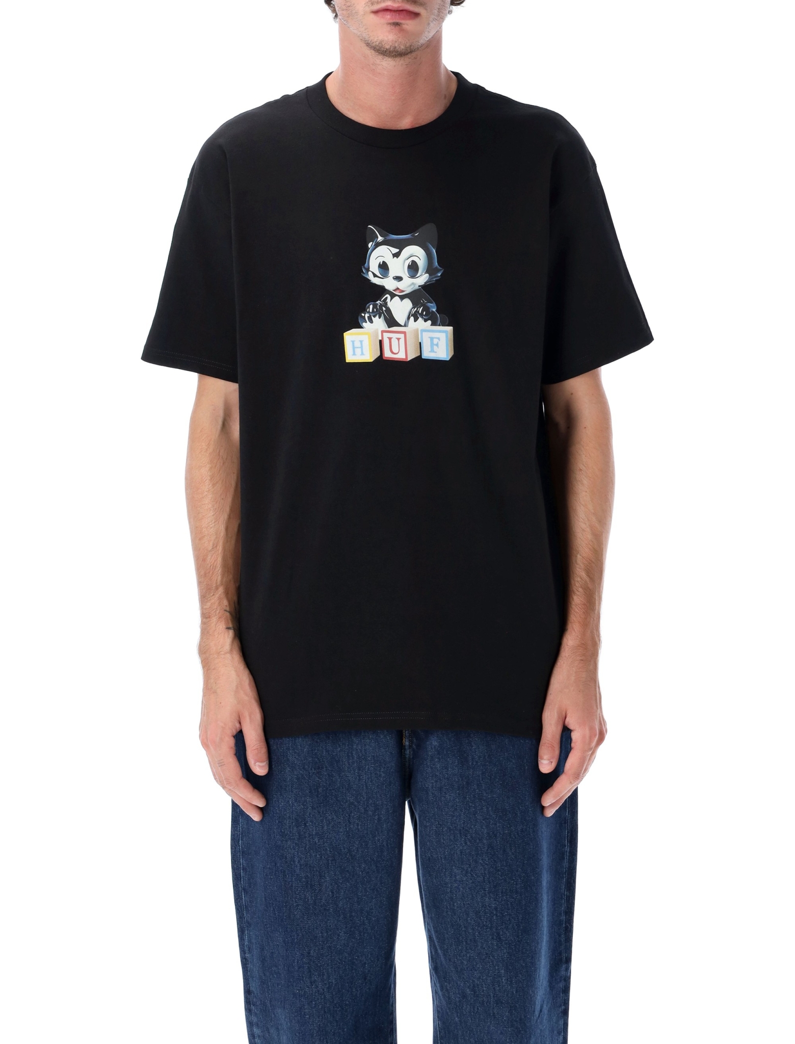 [Huf] T-shirts Short Sleeve FW25 TS02528BLACK