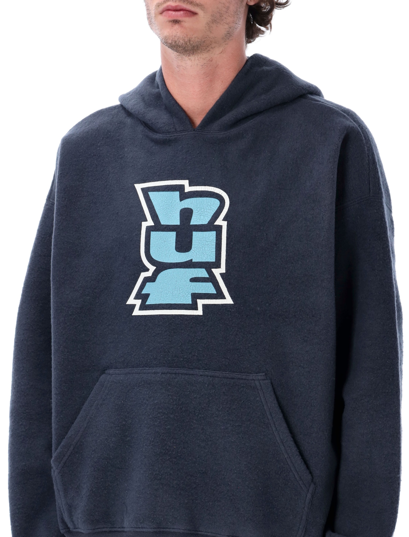 [Huf] Hoodie FW25 FL00244NAVY