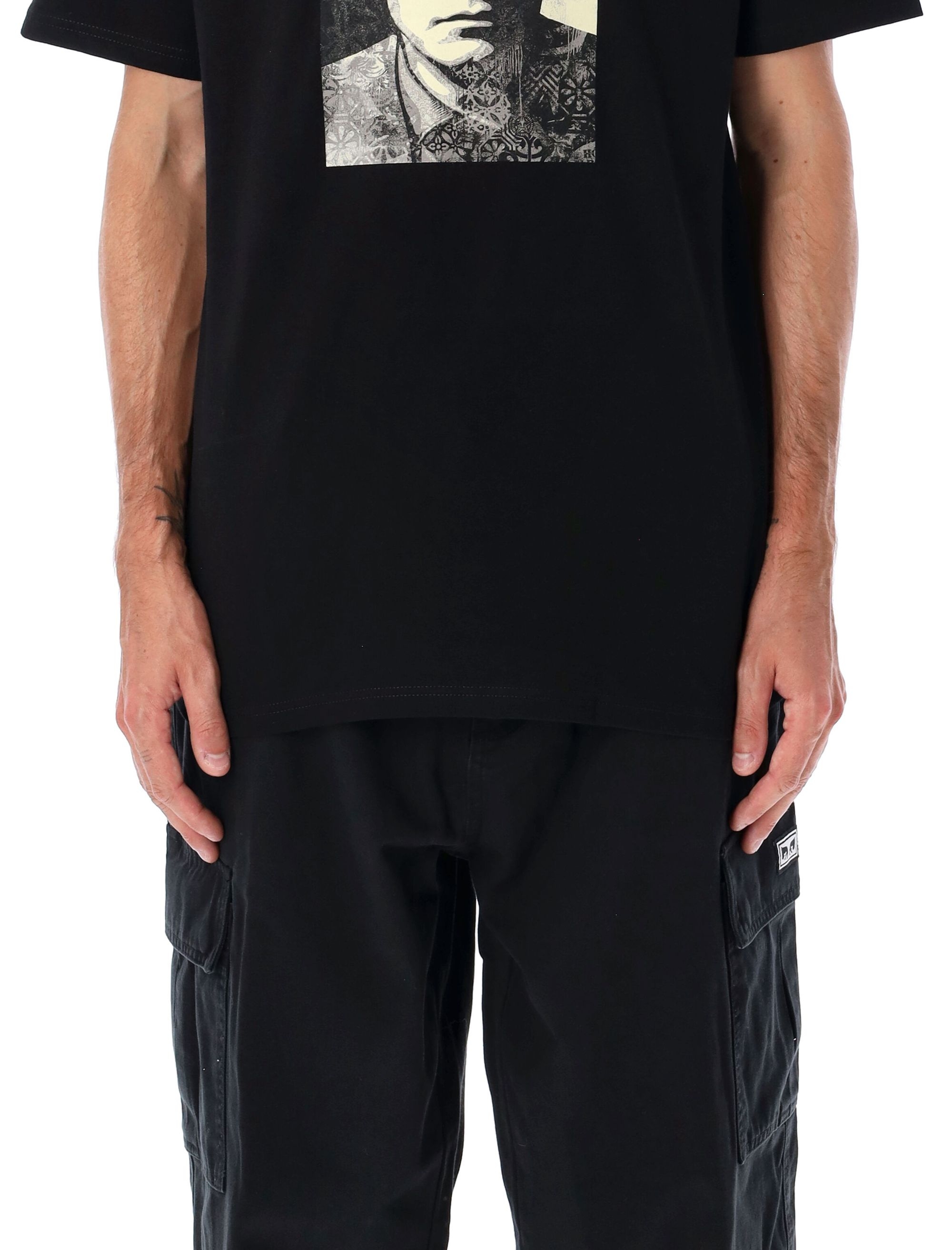 [OBEY] T-shirts Short Sleeve FW25 165264241BLK
