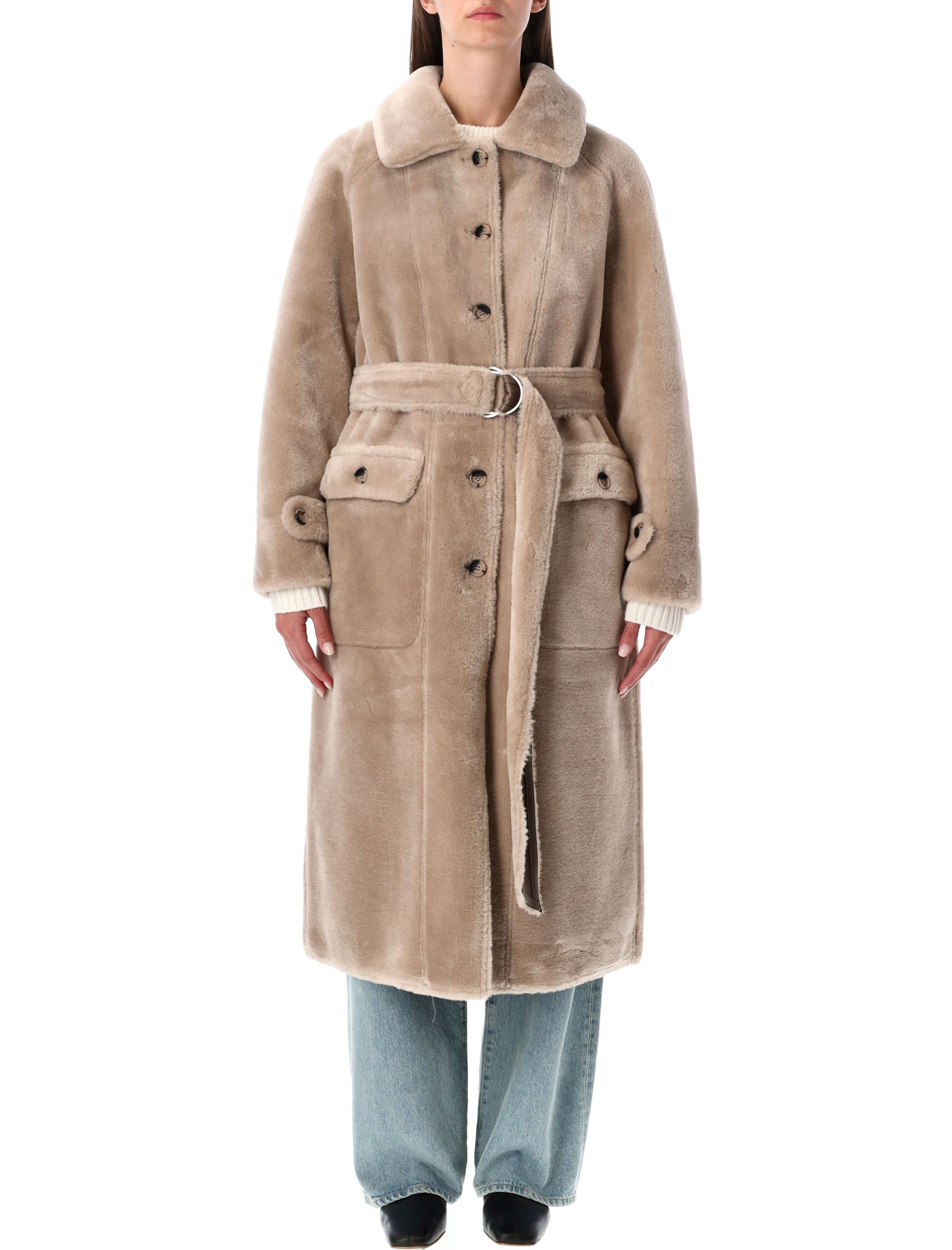 [Urbancode] Fur Jacket FW25 BJ20014TAUPE