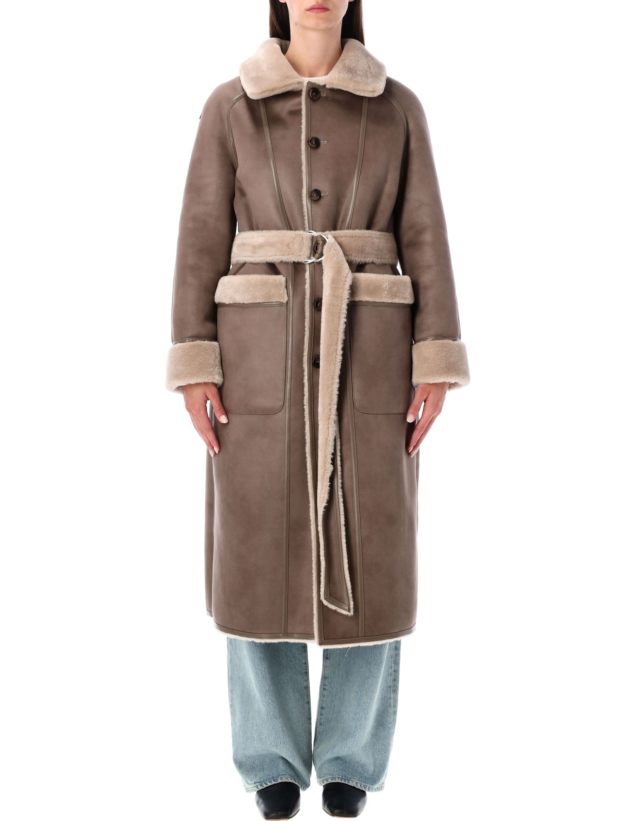[Urbancode] Fur Jacket FW25 BJ20014TAUPE