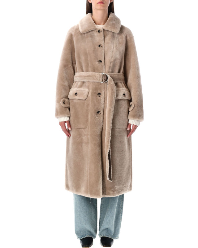 [Urbancode] Fur Jacket FW25 BJ20014TAUPE