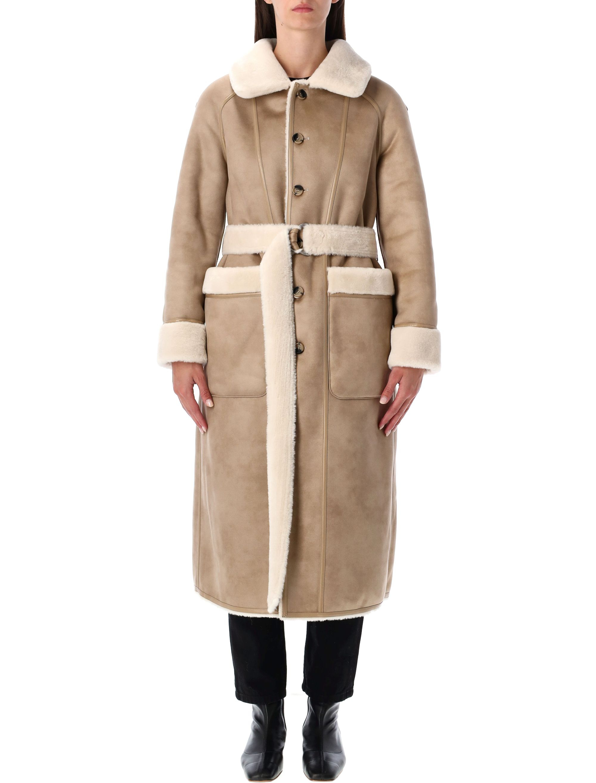 [Urbancode] Fur Jacket FW25 BJ20014RICE