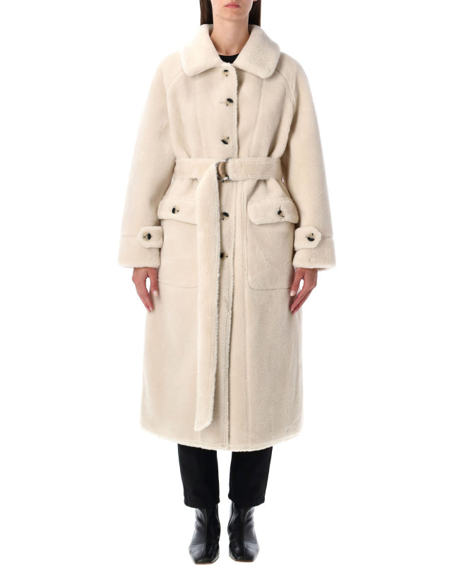 [Urbancode] Fur Jacket FW25 BJ20014RICE