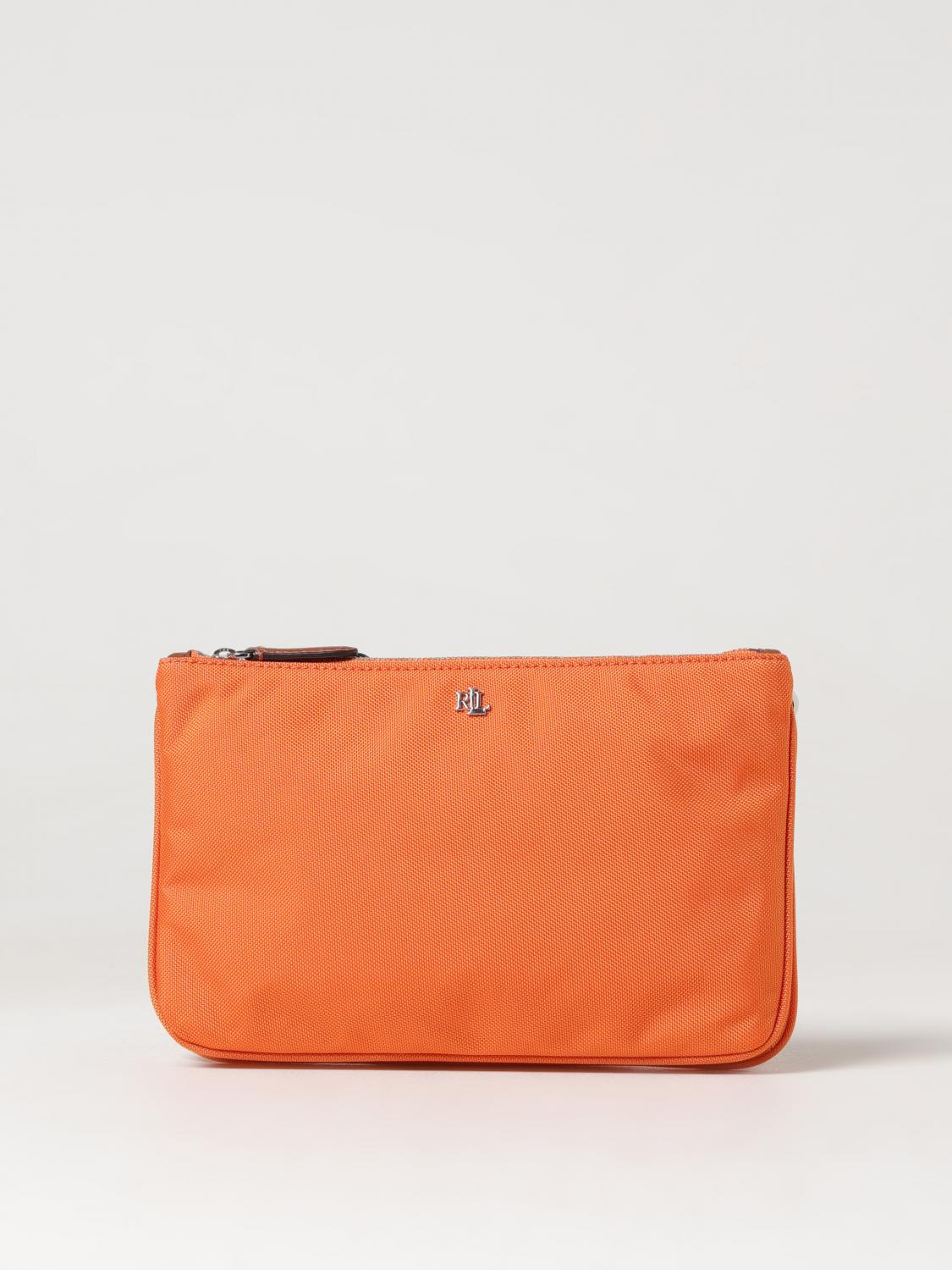 [LAUREN RALPH LAUREN] Tote bag FW24 431945229 BRIGHT RUST ORANGE/LRN TA