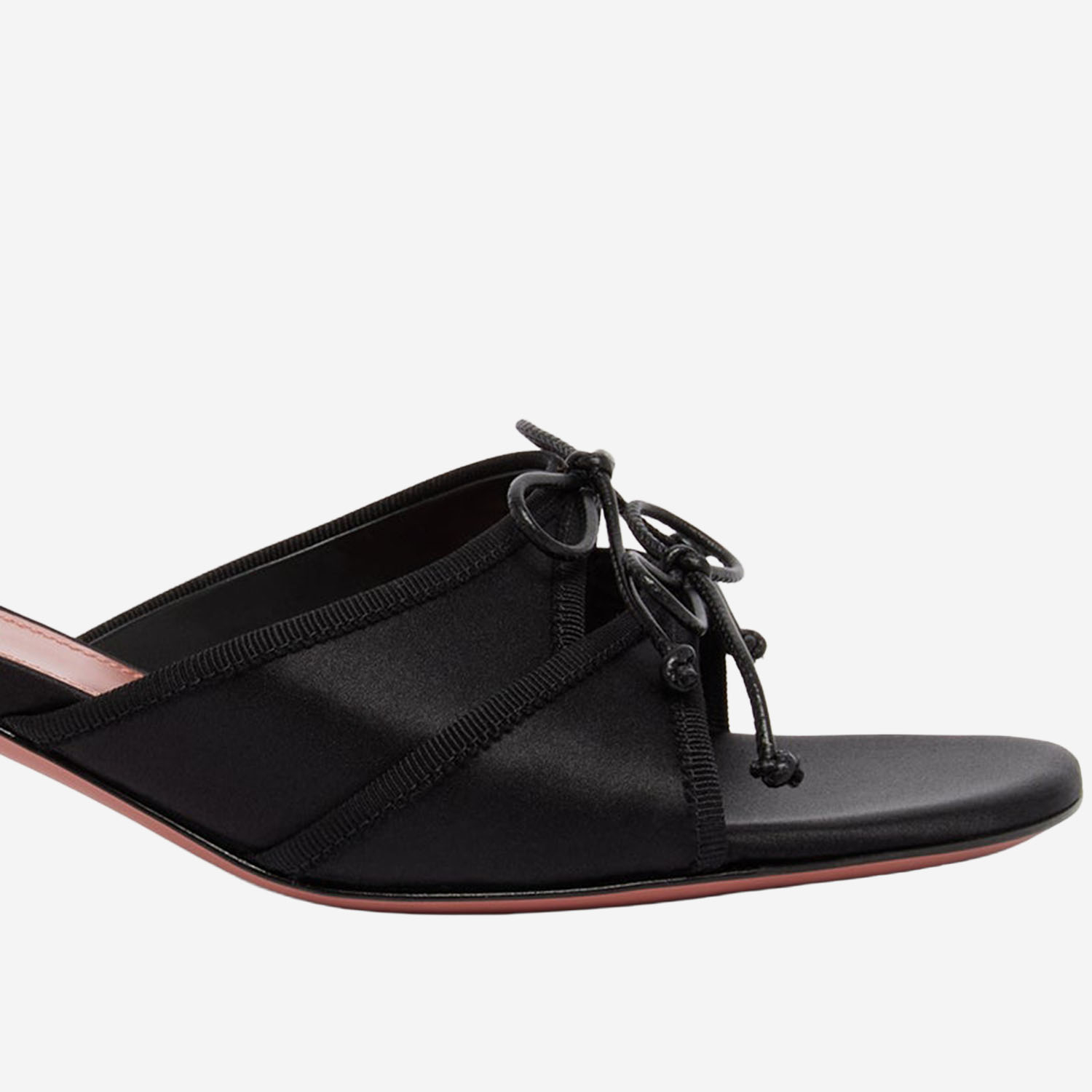 [Amina Muaddi] Sandals SS26 ELEONORASLIPPER45BLACK