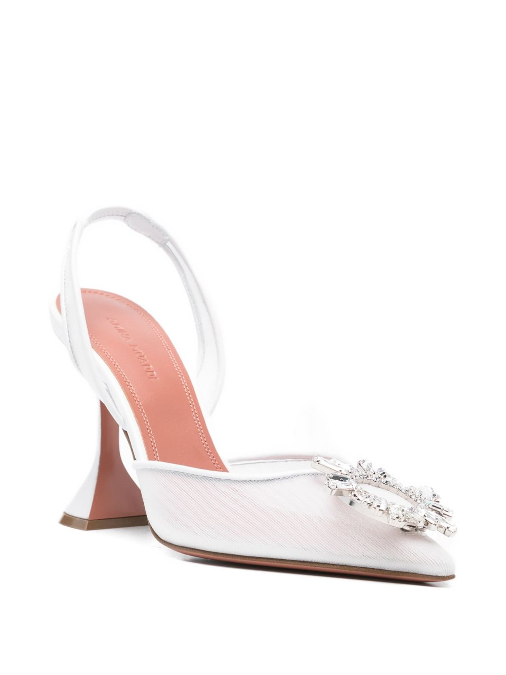 [Amina Muaddi] Pumps SS26 13S362832BEGWHITE