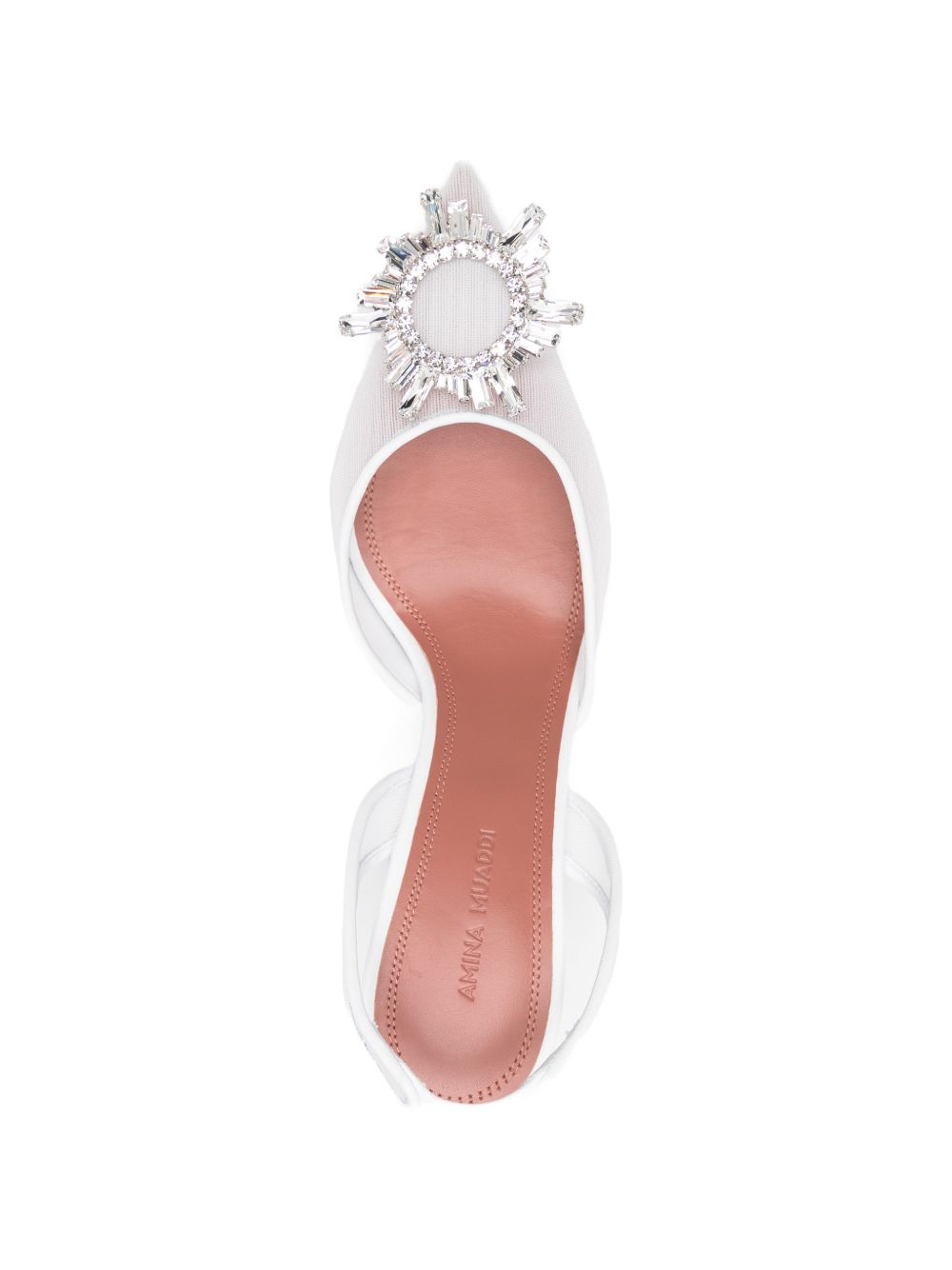 [Amina Muaddi] Pumps SS26 13S362832BEGWHITE