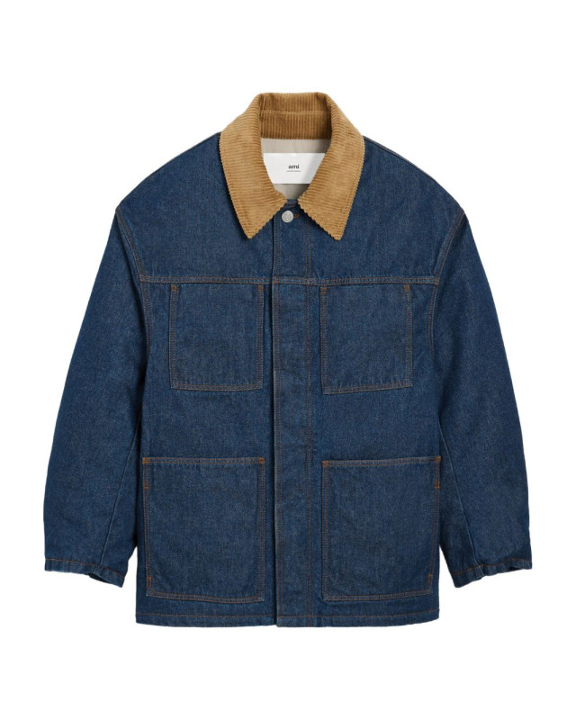 [Ami Paris] Denim jacket FW25 UJK834DE0104402