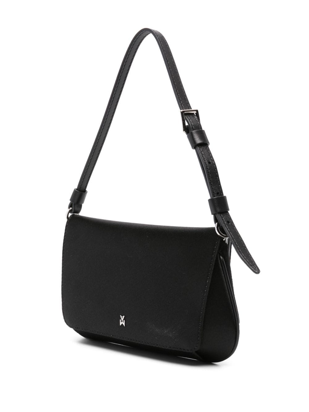 [Amina Muaddi] Shoulder bag SS24 AMIMINISATINBLACK