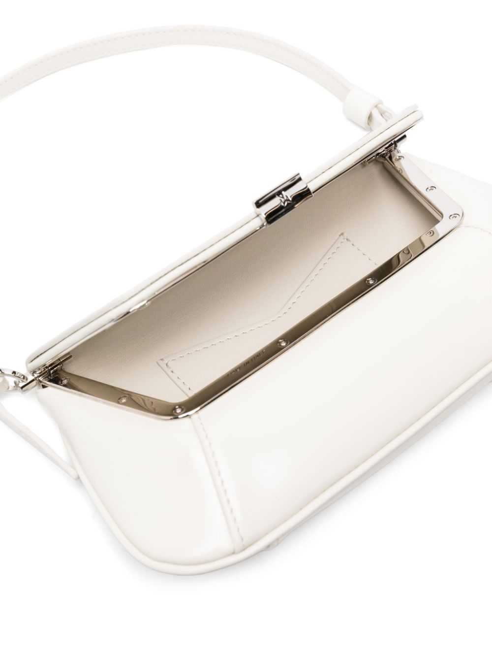 [Amina Muaddi] Shoulder bag SS24 AMIMINISPAZZOLATOOPTICWHITE