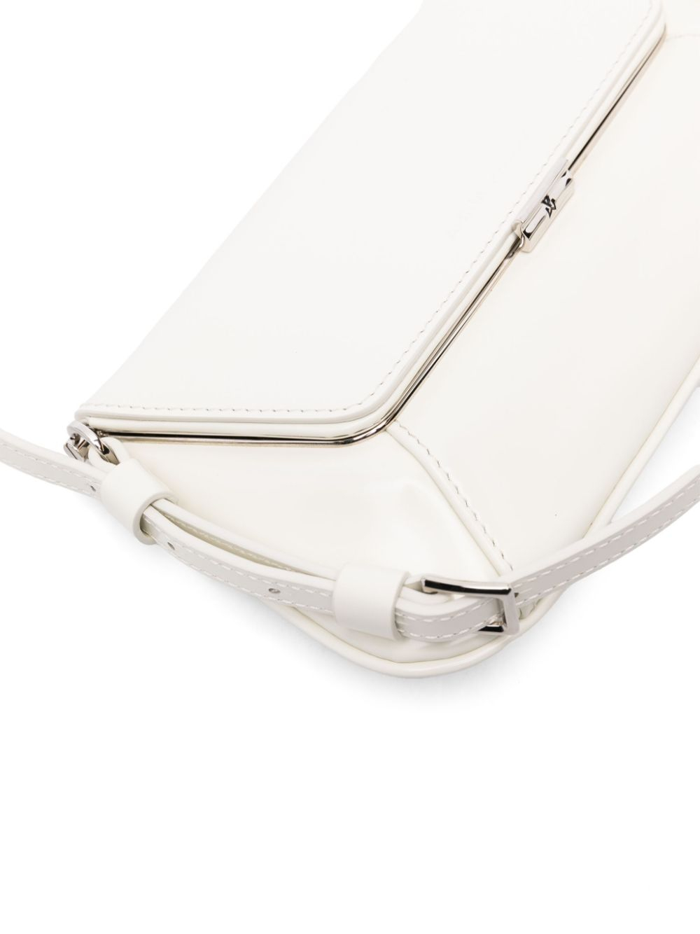 [Amina Muaddi] Shoulder bag SS24 AMIMINISPAZZOLATOOPTICWHITE