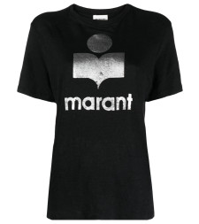 [Marant Etoile] T-shirts Short Sleeve FW26 TS0001FBA1N10E01BK