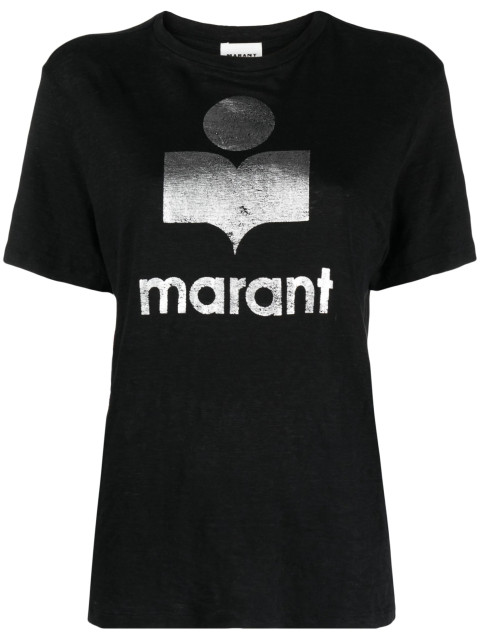 [Marant Etoile] T-shirts Short Sleeve FW26 TS0001FBA1N10E01BK