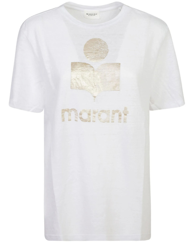[Marant Etoile] T-shirts Short Sleeve FW26 TS0001FBA1N10EWHLG
