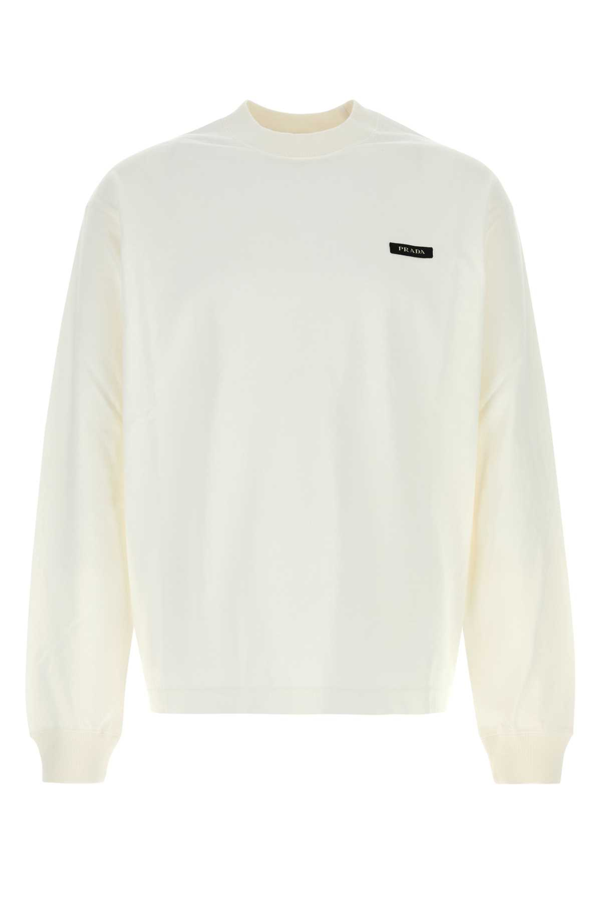 [Prada] T-shirts Long Sleeve FW26 UJL47DSOOO6281 F0009