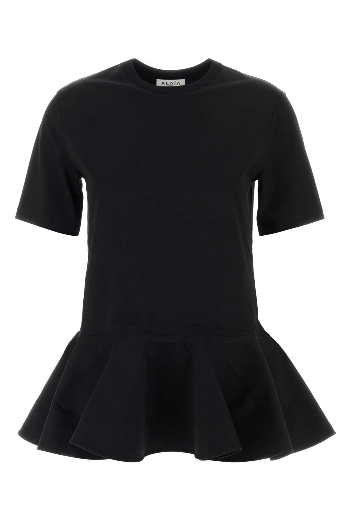 [Alaia] Shirts Short Sleeve FW26 AA9I0003J103D 999