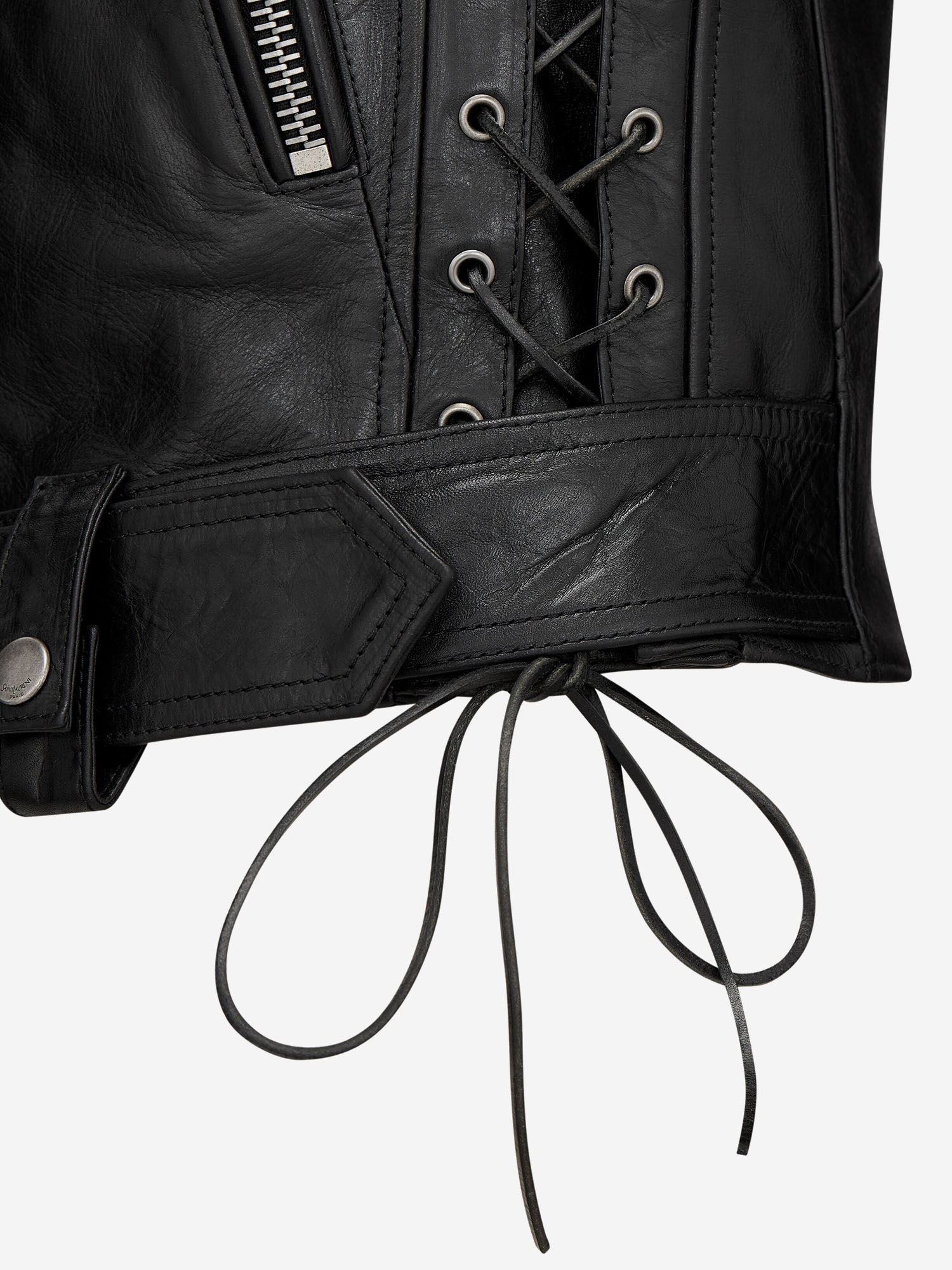 [Saint Laurent] Leather Jacket SS26 865045YCUS21000