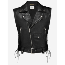 [Saint Laurent] Leather Jacket SS26 865045YCUS21000