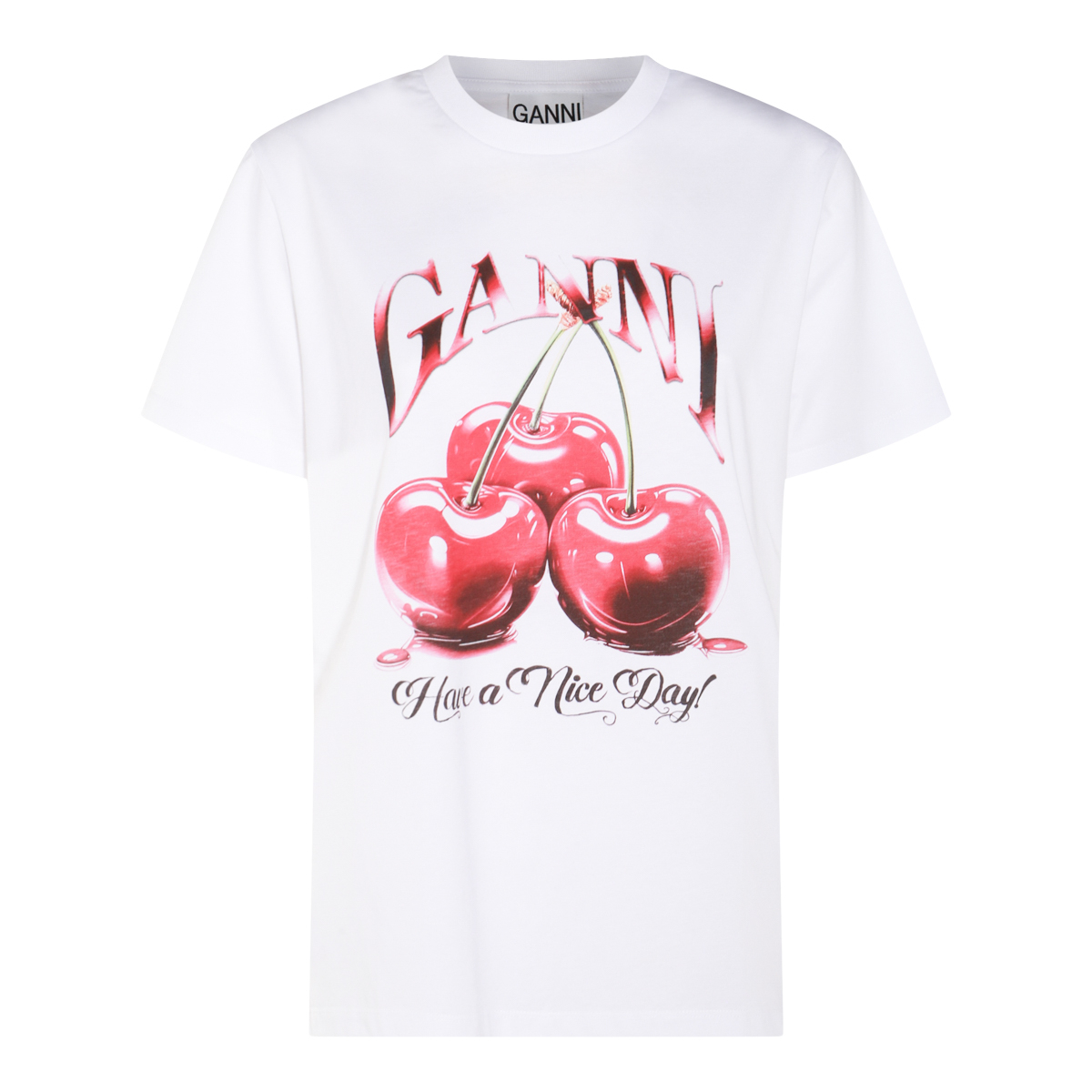 [GANNI] T-shirts Short Sleeve FW26 T4004151