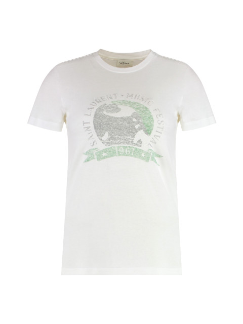 [Saint Laurent] T-shirts Short Sleeve SS25 817047Y37YJ_9010