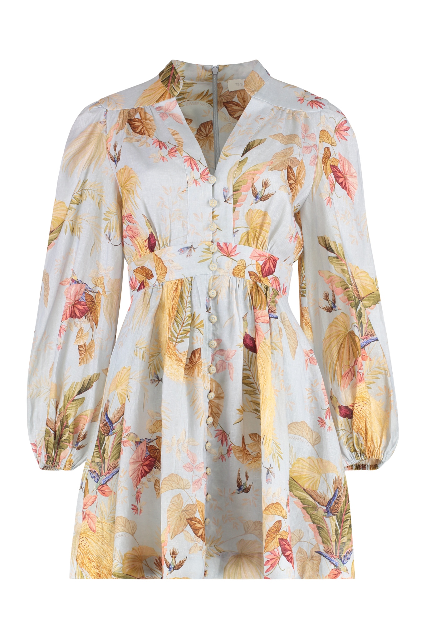 [Zimmermann] Long sleeve dress FW25 5147DSS253_LBPFL