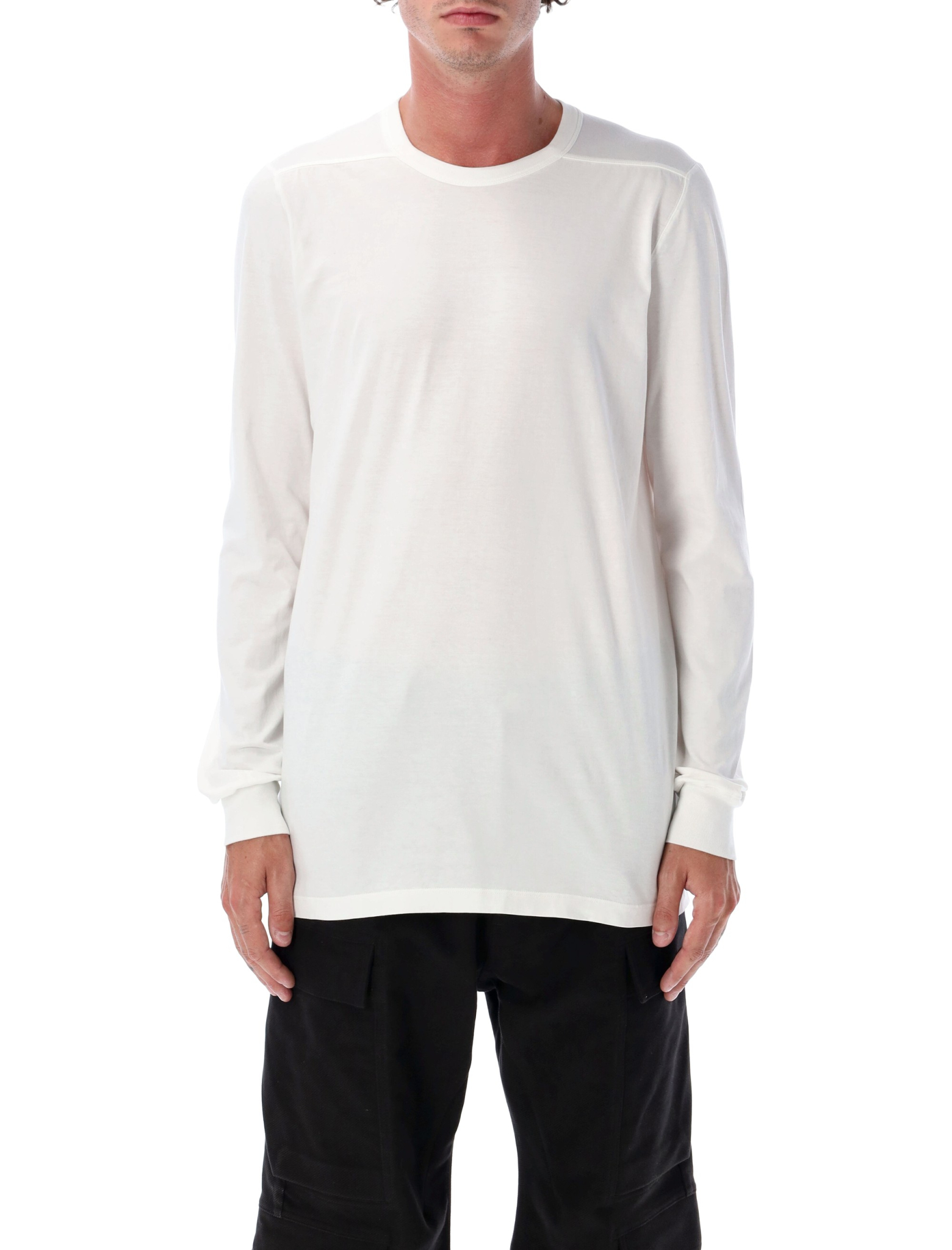 [Rick Owens] T-shirts Long Sleeve FW26 RU02F4266JA11