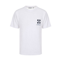 [Off-White] T-shirts Short Sleeve FW26 OMAA16MF26JER00A10100