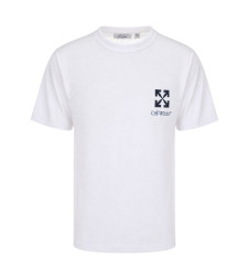 [Off-White] T-shirts Short Sleeve FW26 OMAA16MF26JER00A10100