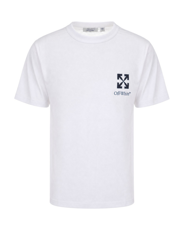 [Off-White] T-shirts Short Sleeve FW26 OMAA16MF26JER00A10100