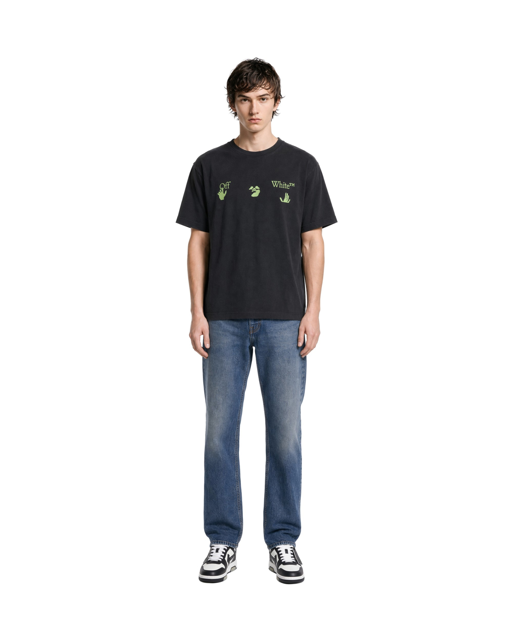 [Off-White] T-shirts Short Sleeve FW26 OMAA120F26JER01900001