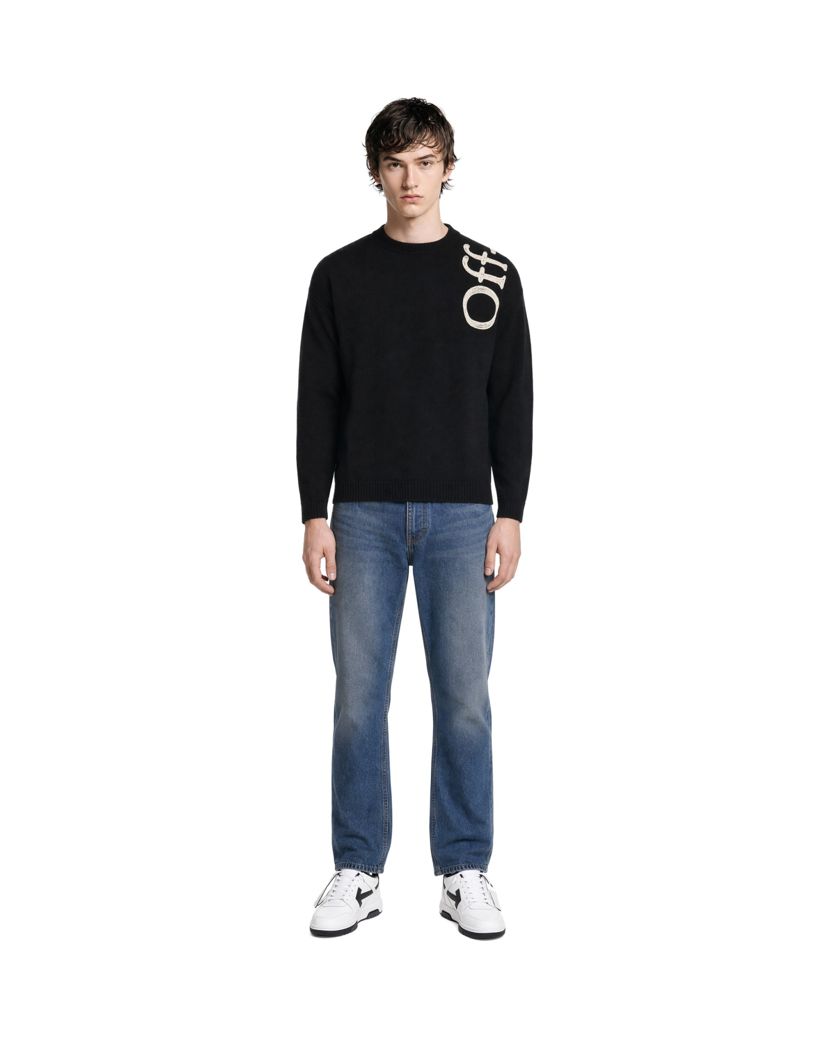 [Off-White] Knitwear FW26 OMHE213F26KNI00100001