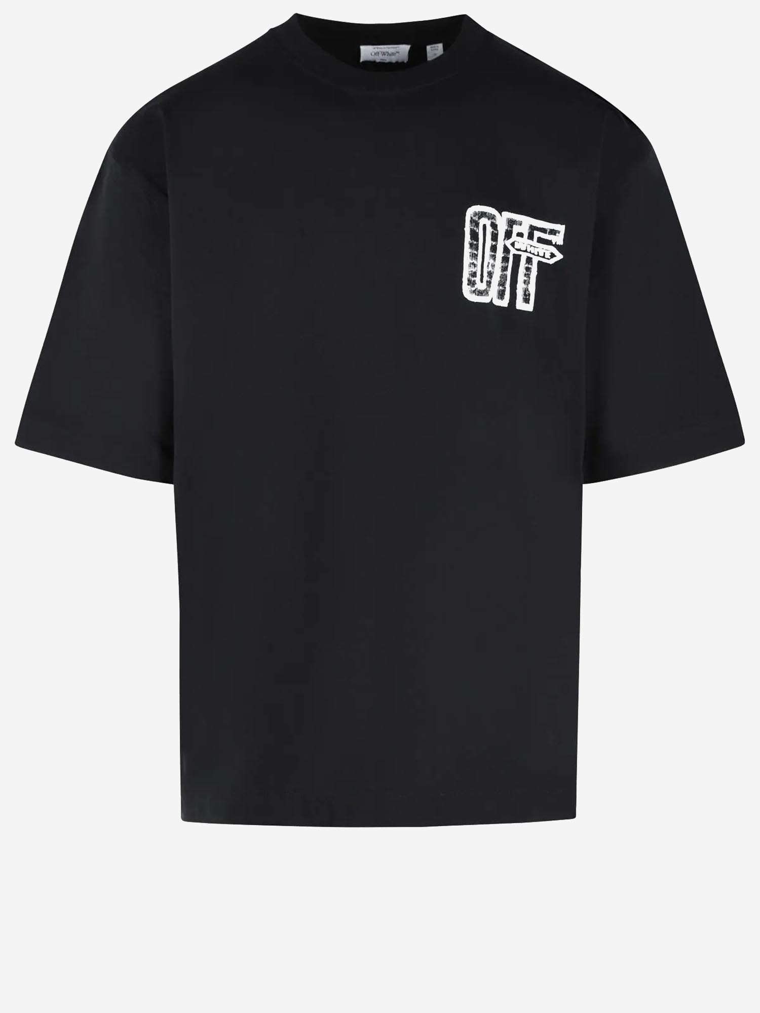 [Off-White] T-shirts Short Sleeve FW26 44MAA120F26J00Y001