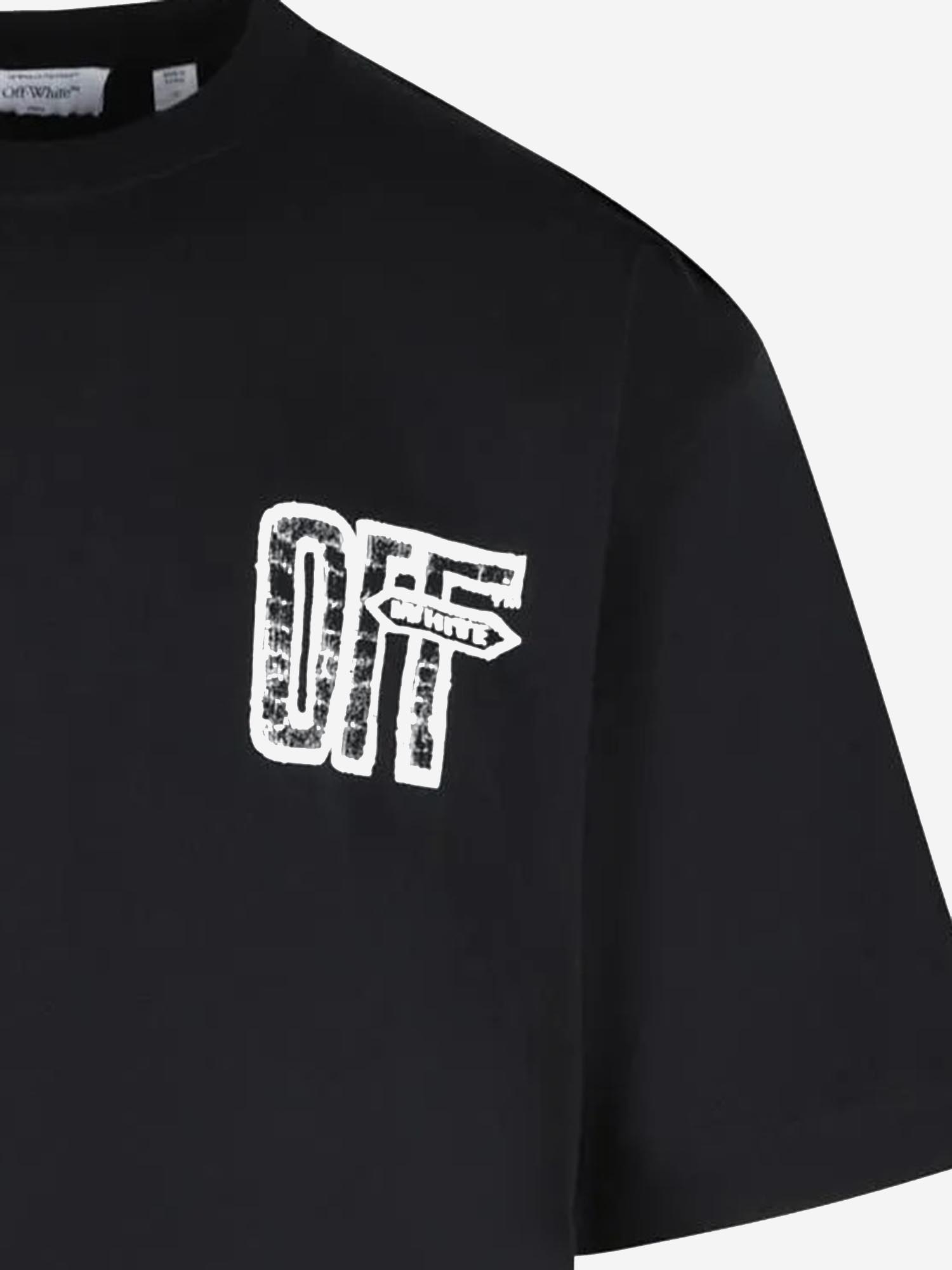 [Off-White] T-shirts Short Sleeve FW26 44MAA120F26J00Y001