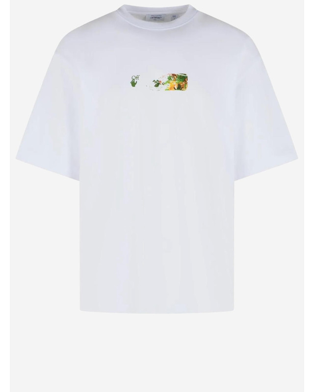 [Off-White] T-shirts Short Sleeve FW26 44MAA120F26J00D100
