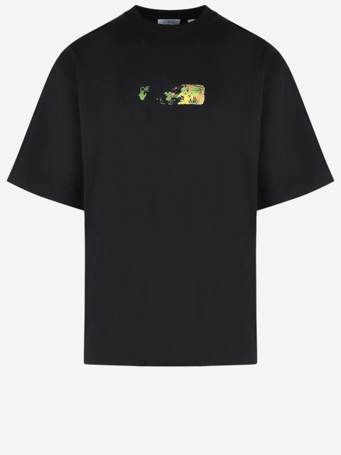 [Off-White] T-shirts Short Sleeve FW26 44MAA120F26J00D001