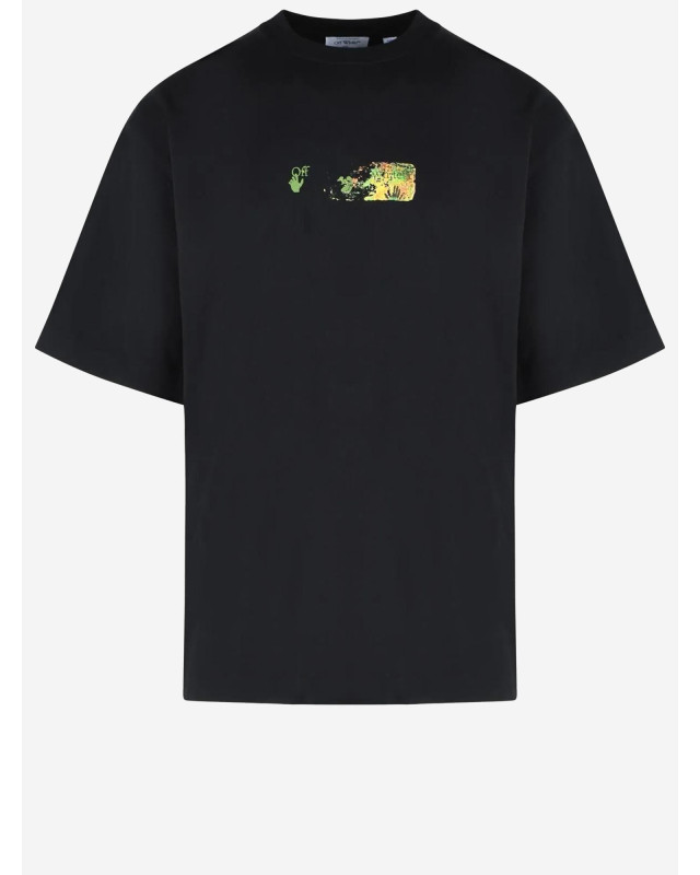 [Off-White] T-shirts Short Sleeve FW26 44MAA120F26J00D001