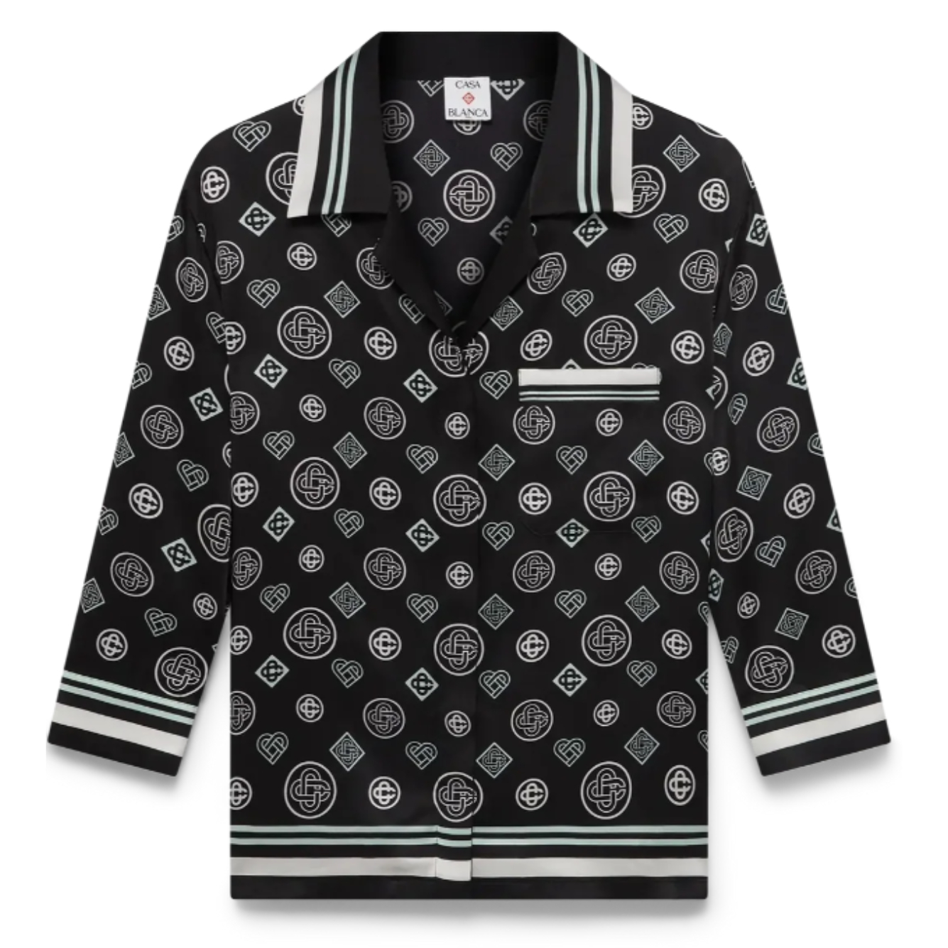 [Casablanca] Shirt FW25 WAW25SH21201-MONOGRAM
