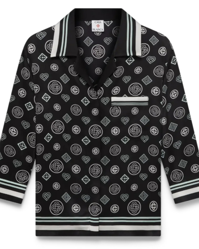 [Casablanca] Shirt FW25 WAW25SH21201-MONOGRAM