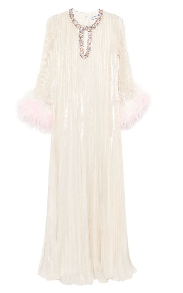 [SELF PORTRAIT] Long sleeve dress SS26 RS26507X-CH