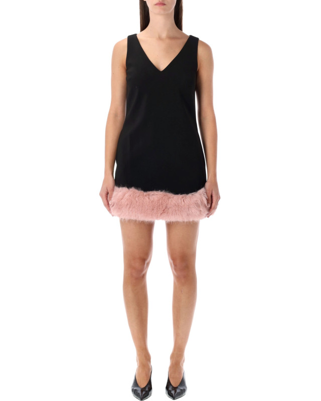 [SELF PORTRAIT] Sleeveless dress FW25 AW25116SBBLACK
