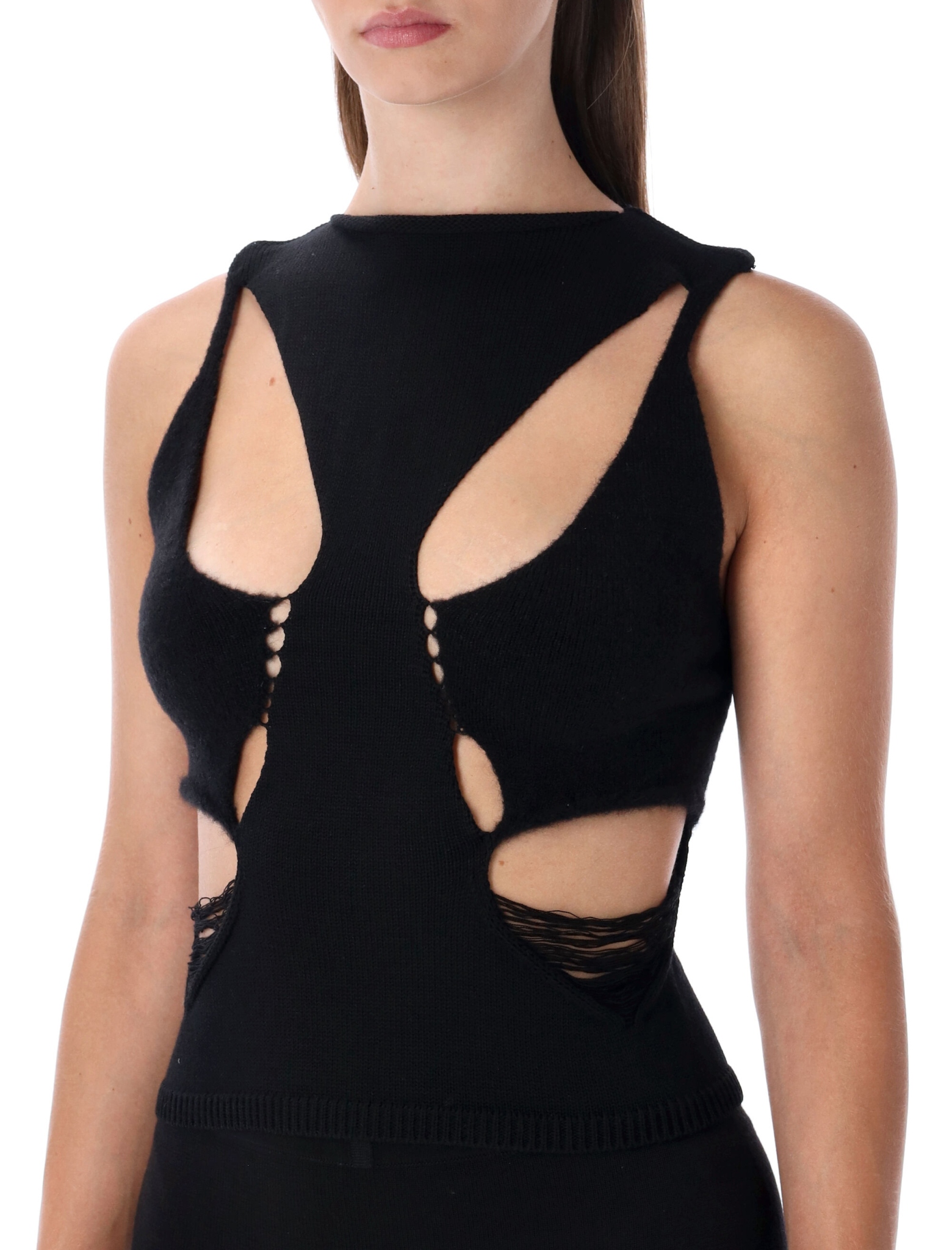[Rick Owens] Tank top FW25 RO02E4662KWVHWP09